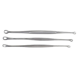 Curettes utérines Sims à double extrémité, aiguisées et à pointe émoussée, instruments chirurgicaux gynécologiques en acier inoxydable - Source d'alimentation manuelle - Product Image 4