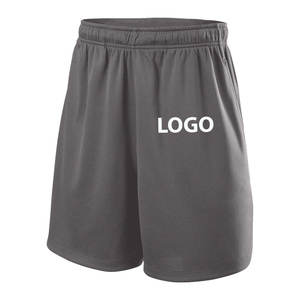 Logo personnalisé 100% coton hommes Shorts décontracté couleur unie genou longueur vêtements d'entraînement confortable Anti-rides en gros Fitness - Product Image 1