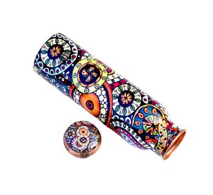 Botella de cobre martillado auténtico con impresiones personalizadas de calidad superior al por mayor, metal resistente y diseño vintage a prueba de fugas - Product Image 1