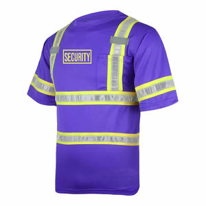 Camiseta Polo Táctica de Seguridad de Primera Clase en Polialgodón con Mangas y Cuellos de Seguridad Tejidos, Camisetas Polo para Guardias de Seguridad - Product Image 1