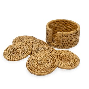 Tissé à la main paille isolation caboteur Pad ménage maïs cosse plat tapis herbe tressé à la main en osier grande Table sous-verres - Product Image 6