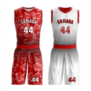 Uniformes de baloncesto reversibles de alta calidad Diseño de Camiseta reversible personalizado 100% Poliéster - Product Image 1