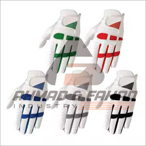 Gants de golf professionnels pour hommes gauchers avec logo personnalisé Cabretta Leather Soft Training Cabretta Leather Golf Glove Ahmad & Fahad Ind - Product Image 1