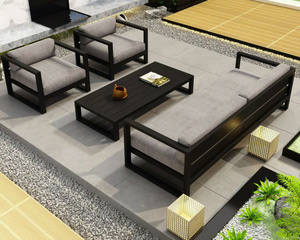 Ensemble canapé sectionnel élégant et moderne en tissu intérieur/extérieur maison hôtel bureau école centre commercial appartements meubles de salon élégants - Product Image 1