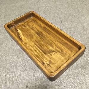 Plateau de service en bois d'acacia décoratif durable de haute qualité pour salon et cuisine fabriqué au Vietnam - Product Image 5