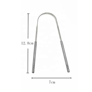 Factory Price U-Shaped Stainless Steel and Copper Metal <b>Tongue</b> Scraper Breath Treatment <b>Tongue</b> <b>Cleaner</b> - Product Image 6