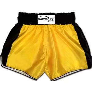 กางเกงขาสั้นมวยไทยสำหรับผู้ชายกางเกงขาสั้นผ้ายืดแฟชั่นสูงสำหรับผู้ชาย2025ออกแบบได้ตามที่ต้องการ - Product Image 2