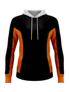 Sudadera con capucha informal de manga larga para mujer, bolsillo frontal, calle alta, gimnasio, forro polar, estilo lineal liso para actividades al aire libre de invierno - Product Image 4