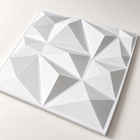 Panel Dinding PVC Geometris 3D WYRAX untuk Dapur, Ruang Tamu & Hotel - Desain Modern dengan Efek Fluoresen Tahan Air dan Tahan Api