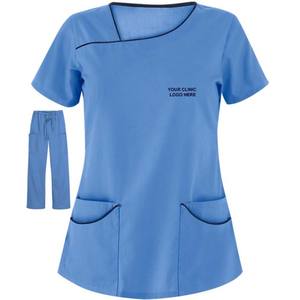 Uniformes Médicos Clínicos de Primera Calidad en Oferta, Conjuntos de Uniformes Quirúrgicos para Mujer, Totalmente en Lona, Color Personalizado, Logotipo, Servicio OEM - Product Image 4