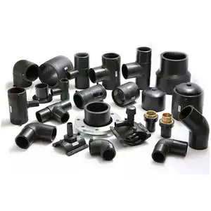 Water Supply HDPE Pipe Plastic Fittings PE100 Electrofusion Butt Fusion Pipe Fittings Hdpe Electrofusion Fitting