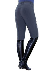 Mallas de montar a caballo personalizables para mujer, ropa ecuestre, mallas de montar de fábrica con estampado de silicona, pantalones de equitación - Product Image 2