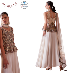 Elegante poliéster Premium Kurti/Traje/Kurta Estilo indio y pakistaní Tendencias para bodas y fiestas - Product Image 6