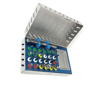 Kit de cirugía de implantes dentales manual universal de 25 piezas, instrumentos de Grado Profesional, ligeros, reutilizables y ecológicos - Product Image 1