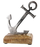 Ornement décoratif en forme d'ancre en métal Design unique Étagère de haute qualité et décoration de table Matériau de haute qualité utilisé prix d'usine