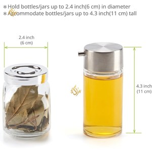 Home and <b>Kitchen</b> <b>Utensils</b> Tools Finest Quality Large Size Custom Shape Iron Black Color 3 Tiers Spice Storage <b>Racks</b> From Indian - Product Image 3