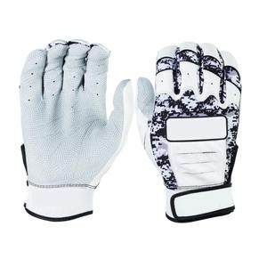 Correa de muñeca ajustable, guantes de bateo de béisbol a la venta, guantes de bateo de béisbol hechos de cuero genuino para adultos - Product Image 4