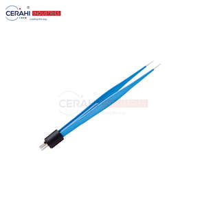 Fórceps de interruptor manual bipolar de acero inoxidable maquinaria de instrumentos quirúrgicos 1 año de garantía Cerahi Industries Jeweler Semkin - Product Image 5