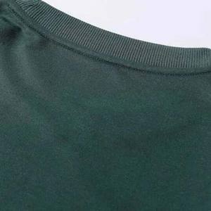 Sudadera con Capucha de Color Verde, Corte Holgado, Lisa, Talla Grande para Hombre, en Venta, Material de Algodón, Sudadera Personalizada con Cuello Redondo - Product Image 6