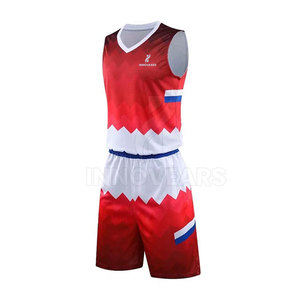 Hot Sale Basketball Uniform Customizable with Your Own Logo Breathable Plus Size Wholesale Price Online Set Styles Available - Product Image 2