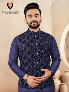 Pijama Kurta de seda con terciopelo Koti de exportador mayorista Fabzone - Product Image 2