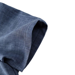 Venta al por mayor verano algodón transpirable Casual pantalones cortos conjuntos de alta calidad manga camiseta pantalones cortos conjunto sólido ropa de los hombres conjuntos de pantalones cortos - Product Image 6