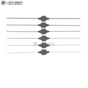 Sonde lacrimale double face BOWMAN boutonnée 3/4 en argent nickelé de qualité supérieure, instruments médicaux ophtalmiques pour l'examen des conduits lacrimaux - Product Image 6