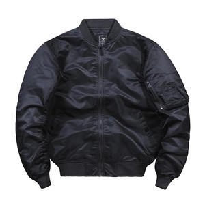 Superior Men's <b>Winter</b> Casual Bomber Jacket with Plain Dyed Custom Logo OEM Sizes Windproof & Breathable - Product Image 2