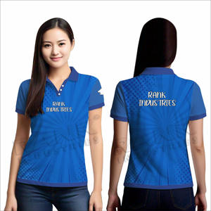 Ropa de verano, polos hechos de algodón, polos de talla grande para mujer, polos de estilo único para mujer - Product Image 2