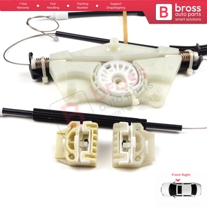 ชุดซ่อมมอเตอร์กระจกไฟฟ้า BWR519 สำหรับประตูหน้าขวา รถนิวบีเทิล C1 1C1 1997-2011 3 ประตู แฮทช์แบค 1C0837656 - Product Image 5