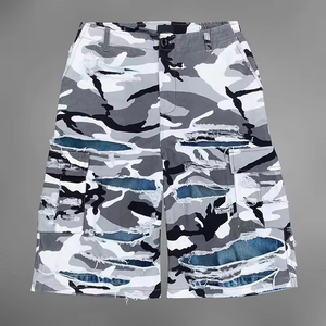 Haute qualité hommes court avec pointe en métal cordon dernière mode et short à la mode décontracté uni teint hommes décontracté court gym - Product Image 4