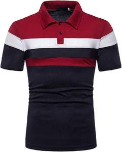 Vente en gros Fabricant de vêtements pour hommes Nouveau produit T-shirts polo pour hommes pour adultes et enfants avec chemise à col rabattu - Product Image 1