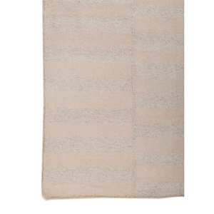 Tapis faits à la main en laine et viscose à tissage plat Indusbar Ivory, tapis rectangulaire rayé pour couloir et salon - Modèle Adwv-13008 - Product Image 4