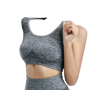 <b>Womens</b> Sexy Sports Bra Fitness Top <b>Seamless</b> Breathable Soft <b>Underwear</b> Adjustable Shoulder Strap Yoga Vest Bralette - Product Image 5