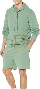 กางเกงขาสั้นผ้าฝ้ายผู้ชายแบบปรับแต่งได้ สำหรับใส่ลำลอง ออกกำลังกาย ฟิตเนส ฝึกซ้อม ระบายอากาศได้ดี ผ้าฟลีซ สำหรับวิ่งจ๊อกกิ้ง - Product Image 4