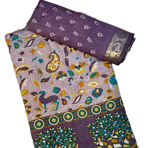 Nuevo diseño de alto atractivo y tela de seda con tejido de Sari para mujer para fiesta de boda, Sari de seda manglagiri - Product Image 1