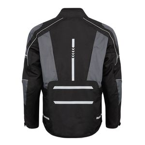 Men's Black <b>Grey</b> <b>Waterproof</b> Motorcycle Textile <b>Jacket</b> CE Armoured Protections Windproof Touring Biker Motorbike Textile <b>Jacket</b> - Product Image 3