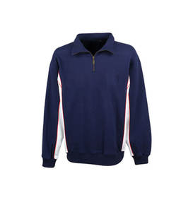 Pull en tricot à col rond en coton pour hommes respirant anti-rides anti-rétrécissement broderie décoration automne de haute qualité - Product Image 2