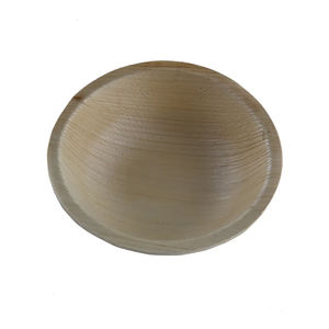 Cuencos redondos y ovalados de hoja de palma natural, vajilla desechable para bodas para servir ensaladas y frutas - Product Image 6