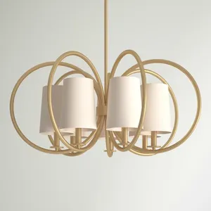 Candelabro de lujo para iluminación del hogar, decoración elegante, candelabro LED para interiores, lámpara de techo elegante para uso en Cafetería - Product Image 2