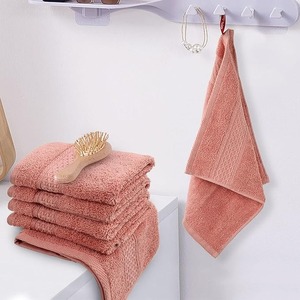 Collection d'hôtels Débarbouillettes tissées de luxe Serviettes en coton écologiques réutilisables ultra épaisses super douces Design élégant et tendance - Product Image 5