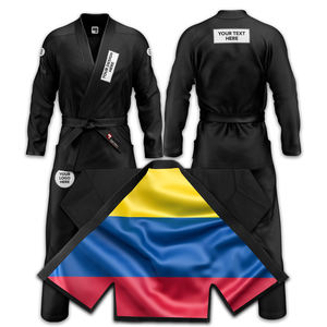 Kimono de Jiu Jitsu Ultraligero Edición Colombia, Personalizado, Transpirable, con Costuras Resistentes, Uniforme de MMA, Equipo de Entrenamiento para Luchadores Profesionales - Product Image 1