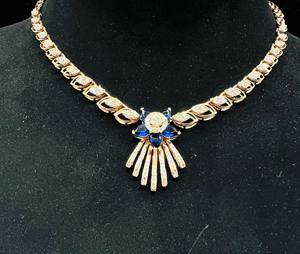 Collier en or massif 14 ct 18 ct avec boucles d'oreilles, diamant naturel véritable, taille brillante, blanc, couleur G, certifié par une tierce partie - Product Image 3