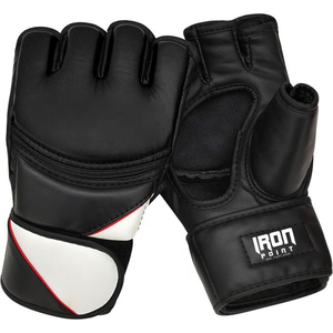 Guantes de cuero MMA hechos a medida con el mejor diseño para gimnasio en casa, boxeo, entrenamiento de lucha, Material de PVC de alta cantidad con punzonado - Product Image 2