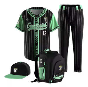 Nuevo diseño de uniforme de béisbol de alta calidad al por mayor uniforme de béisbol transpirable para la venta en línea - Product Image 5