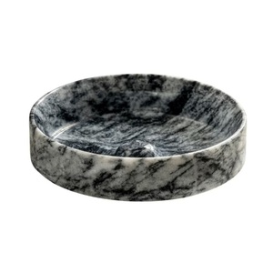 Eesmeralda ฐานหินอ่อนหรูหราทำมือหินอ่อนสีเขียวเสิร์ฟผลไม้วางกลางโต๊ะตกแต่งบ้านหรูหราชามผลไม้ - Product Image 6