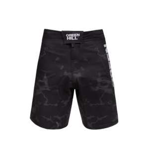 Pantalones Cortos de MMA Sublimados Blancos con Diseño Personalizado GREEN HILL, Ropa de Poliéster Elástico para Grappling y BJJ para Gimnasio, Nuevo Modelo (10547) - Product Image 5