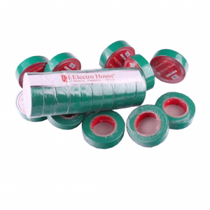 Gran oferta, cinta aislante de PVC verde de alta calidad de 21 metros, cinta adhesiva eléctrica ignífuga para aplicaciones de alto voltaje - Product Image 3