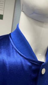 Vestes en Satin personnalisées pour hommes Baseball Satin Sports Team Jacket Whole Sale Rate 2025 Satin Jacket - Product Image 6