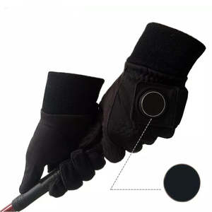 Gants de golf pour hommes en cuir Cabretta de haute qualité, respirants, paume souple, véritable peau de mouton, sport professionnel, vente en gros - Product Image 2